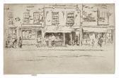 WHISTLER James Abbot McNeill The Fish Shop, Busy Chelsea (kennedy 264) WHISTLER James Abbot McNeill The Fish Shop, Busy Chelsea (kennedy 264)