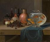 WHITE GLEESON Still Life With Gold Fish Bowl WHITE GLEESON Still Life With Gold Fish Bowl