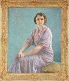 WHITE Thomas Gilbert Portrait Of Mrs. White WHITE Thomas Gilbert Portrait Of Mrs. White