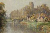WHITEHEAD Elizabeth A View Of Warwick Castle From The River WHITEHEAD Elizabeth A View Of Warwick Castle From The River