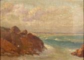 WHITESIDE Frank Reed Seascape With Rocks WHITESIDE Frank Reed Seascape With Rocks