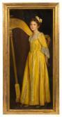 WHITTEMORE William John Girl With A Harp WHITTEMORE William John Girl With A Harp