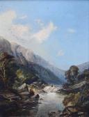 WHITTLE Thomas I River Scene With Fishermen WHITTLE Thomas I River Scene With Fishermen
