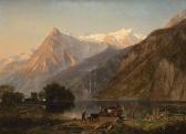 WHITTREDGE Thomas Worthington A Scene Near Brunnen On The Lake Of The Four Cantons, Switzerland WHITTREDGE Thomas Worthington A Scene Near Brunnen On The Lake Of The Four Cantons, Switzerland