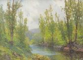 WIDGERY Frederick John On The River, Near Okehampton WIDGERY Frederick John On The River, Near Okehampton