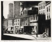 WILBUR Lawrence Nelson Two Etchings WILBUR Lawrence Nelson Two Etchings