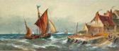 WILDING Robert Thornton Busy Coastal Scene With Fishing Boat
Figures And Cottages WILDING Robert Thornton Busy Coastal Scene With Fishing Boat
Figures And Cottages