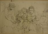 WILKIE David A Group Of Figures WILKIE David A Group Of Figures