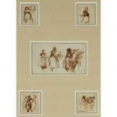 WILKIE David Five Studies For \“the Penny Wedding\” WILKIE David Five Studies For \“the Penny Wedding\”