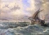 WILKINSON Thomas Harrison Shipping Scene Off The Isle Of Wight WILKINSON Thomas Harrison Shipping Scene Off The Isle Of Wight
