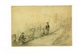 WILLARD Archibald Civil War Sketch WILLARD Archibald Civil War Sketch