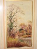 Willett Arthur Shooting By A River, A Mill House Beyond Willett Arthur Shooting By A River, A Mill House Beyond