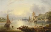 WILLIAMS James Francis Iniskipp Ferry And On The River Clyde Signature And Title Transcribed Verso, Oil On Canvas, 39.5 X 62cm WILLIAMS James Francis Iniskipp Ferry And On The River Clyde Signature And Title Transcribed Verso, Oil On Canvas, 39.5 X 62cm