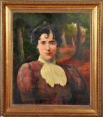 WILLIAMS John E A Portrait Of Emma Wright WILLIAMS John E A Portrait Of Emma Wright