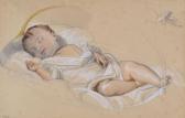 WILLIAMS Penry Study Of A Baby Sleeping WILLIAMS Penry Study Of A Baby Sleeping