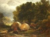 WILLIS Henry Brittan The Gypsy Encampment WILLIS Henry Brittan The Gypsy Encampment