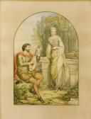 WILSON Charles Heath The Troubadour And His Lady WILSON Charles Heath The Troubadour And His Lady