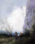 WINTER William Tatton Figures In A Landscape WINTER William Tatton Figures In A Landscape