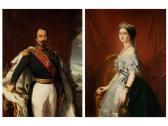 WINTERHALTER Franz Xaver Napoleon Iii. In Uniform Mit Hermelinmantel An Einem
Tisch Mit Krone Und Zepter, Im Hintergrund Das Louvre-schloss WINTERHALTER Franz Xaver Napoleon Iii. In Uniform Mit Hermelinmantel An Einem
Tisch Mit Krone Und Zepter, Im Hintergrund Das Louvre-schloss