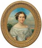 WINTERHALTER Franz Xaver Portrait Einer Jungendame WINTERHALTER Franz Xaver Portrait Einer Jungendame