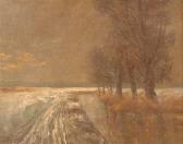 WOLF Gustav Verschneite Landschaft WOLF Gustav Verschneite Landschaft