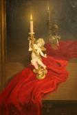 WOLF HENRICH Querubín Y Candelabro WOLF HENRICH Querubín Y Candelabro