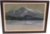 WOLF Raimund Anton Near The Hohe Göll – A Snowcovered Mountain Landscape In The Evening WOLF Raimund Anton Near The Hohe Göll – A Snowcovered Mountain Landscape In The Evening
