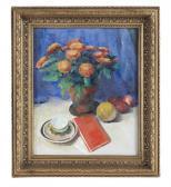 WOLFE Karl Still Life With Zinnias WOLFE Karl Still Life With Zinnias