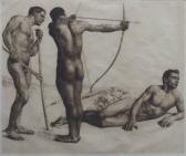 WOLFSFELD Erich Three Archers WOLFSFELD Erich Three Archers