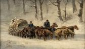 WOLSKI Stanislaw Polian Traineau Dans La Neige WOLSKI Stanislaw Polian Traineau Dans La Neige