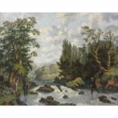 WOLSTENHOLME Dean II Anglers Fishing In The Rapids WOLSTENHOLME Dean II Anglers Fishing In The Rapids