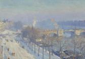 WOLTER Hendrik Jan A View Of The River Amstel In Winter WOLTER Hendrik Jan A View Of The River Amstel In Winter