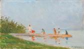 WOLTER Hendrik Jan Beachscape With Figures WOLTER Hendrik Jan Beachscape With Figures