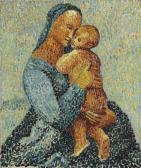 WOOD Christopher Mother And Child WOOD Christopher Mother And Child