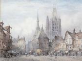 WOOD Lewis John The Market Square WOOD Lewis John The Market Square