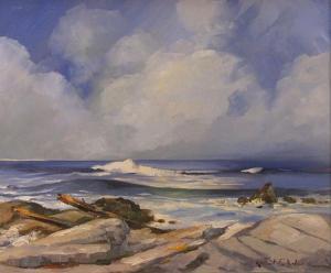 Robert+Wood+Artist+Rocky+Coast Robert Edward Wood | Art auction results, prices and artworks ...