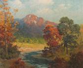 WOOD Robert William Western Scene In Autumn WOOD Robert William Western Scene In Autumn