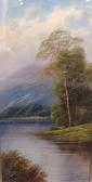 WOOD T. Study Of A Riverside Landscape WOOD T. Study Of A Riverside Landscape