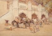 WOODHOUSE William Turkish Horseman By An Istanbul Gateway WOODHOUSE William Turkish Horseman By An Istanbul Gateway