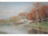 WOODHOUSE William Arnold Hest Bank Canal WOODHOUSE William Arnold Hest Bank Canal