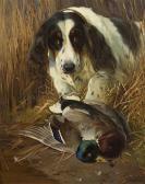 WOODHOUSE William Arnold Hunting Dog With Game WOODHOUSE William Arnold Hunting Dog With Game
