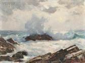 WOODWARD Stanley Wingate Crashing Waves WOODWARD Stanley Wingate Crashing Waves