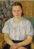 WRÓBLEWSKA Krystyna Portret Kobiety WRÓBLEWSKA Krystyna Portret Kobiety