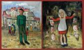 WRONOWSKI Jerzy Sprzedawcy - Para Obrazów WRONOWSKI Jerzy Sprzedawcy - Para Obrazów