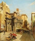 WUTTKE Carl The Temple Of Minerva In Rome WUTTKE Carl The Temple Of Minerva In Rome