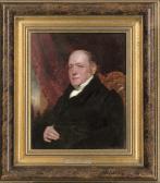 WYATT Henry Portrait Of Sir George Farrant (c.1770-1844), Seated Half-length, In A White Shirt And Black Coat WYATT Henry Portrait Of Sir George Farrant (c.1770-1844), Seated Half-length, In A White Shirt And Black Coat