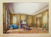 WYBURD Leonard Francis Dining Room; Drawing Room WYBURD Leonard Francis Dining Room; Drawing Room