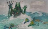 WYETH Newell Convers Sea Monster WYETH Newell Convers Sea Monster