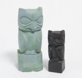 WYLE Florence Two Studies: Totem Poles. WYLE Florence Two Studies: Totem Poles.