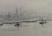 WYLLIE William Lionel Waterloo Bridge And The Shot Towers WYLLIE William Lionel Waterloo Bridge And The Shot Towers